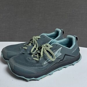 Altra Lone Peak 5 Ego Womens 9.5 Teal Green Trail Running Shoes AL0A4VR7327